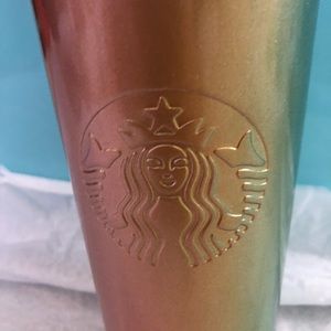 Starbucks Peach/Green Tumbler